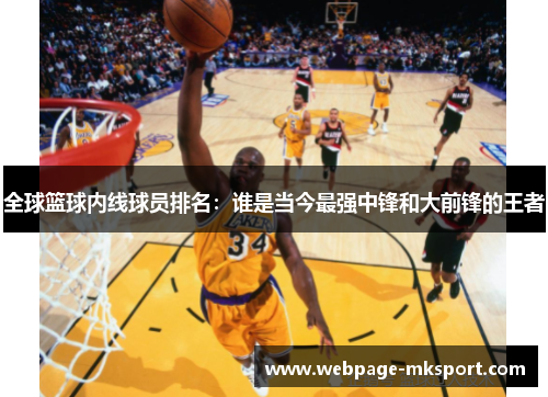 全球篮球内线球员排名:谁是当今最强中锋和大前锋的王者